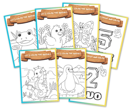 Rainbow Wonders: Coloring Pages for Little Artists