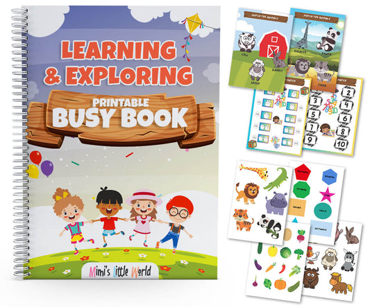 Learning & Exploring: Printable Busy Book